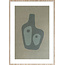 Wandkraft Feel Good 002 - Wandkunst op Forex met houten lijst
