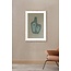 Wandkraft Feel Good 002 - Wandkunst op Forex met houten lijst
