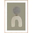 Wandkraft Wandkraft Feel Good 003 Kunstwerk op Forex met Houten Lijst