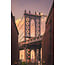 Wandkraft Manhatten Bridge from Brooklyn Street