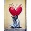 Wandkraft Heart Girl