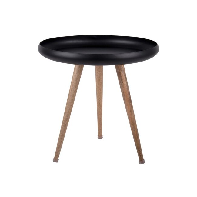 Leitmotiv Bijzettafel set van 3 Tripod met mangohouten poten
