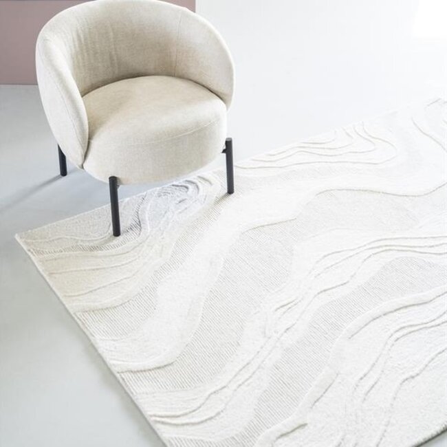 By Boo Vloerkleed Soil 160x230 cm - off white