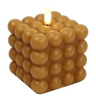 Countryfield Bolletjes kaars LED Lyon amber M