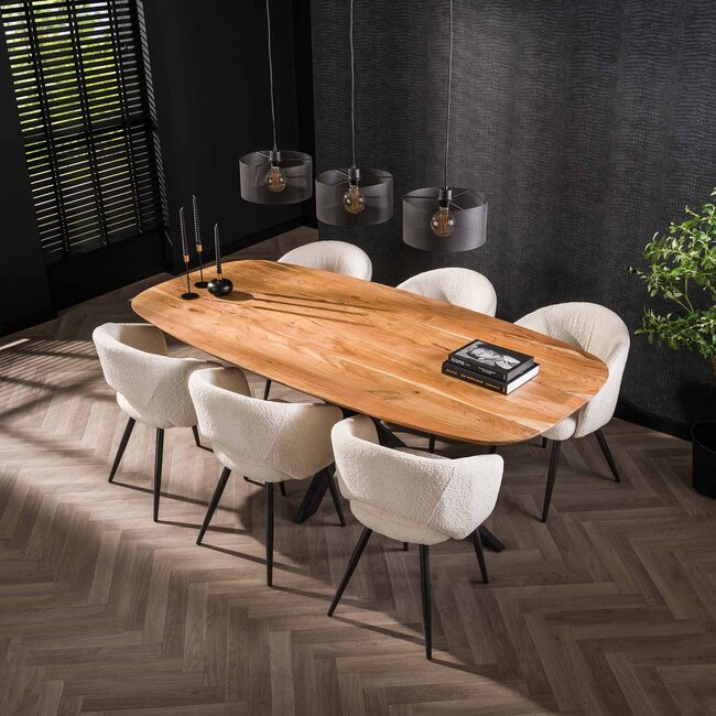 WoonStijl Eettafel Arhus solid acacia 180 cm