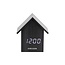 Karlsson Alarm Clock House LED zwart