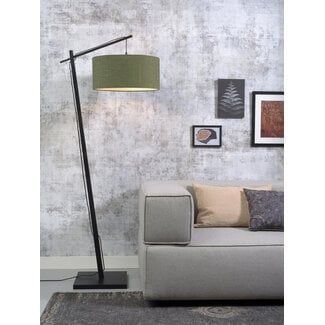 Good&Mojo Vloerlamp Andes bamboe zwart