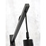 Good&Mojo Vloerlamp Andes bamboe zwart eco linnen wit