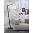 Good&Mojo Vloerlamp Andes bamboe zwart eco linnen wit