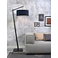 Good&Mojo Vloerlamp Andes bamboe zwart eco linnen blue denim