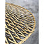 Good&Mojo Vloerlamp Bali bamboe naturel naturel/zwart M kap Ø44