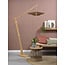 Good&Mojo Vloerlamp Bali bamboe naturel zwart L Ø 60 cm