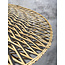 Good&Mojo Vloerlamp Bali bamboe naturel zwart naturel L Ø 87 cm