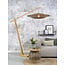 Good&Mojo Vloerlamp Bali Bamboe Naturel/Zwart - Ø 87 cm