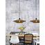 Good&Mojo Hanglamp Bali bamboe 44 x 12 cm zwart naturel S