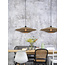 Good&Mojo Hanglamp Bali bamboe 60 x 15 cm zwart/naturel M