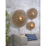 Good&Mojo Wandlamp Bali bamboe 44 x 12 cm zwart/naturel S