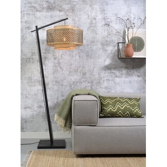 Good&Mojo Vloerlamp Bhutan S bamboe zwart