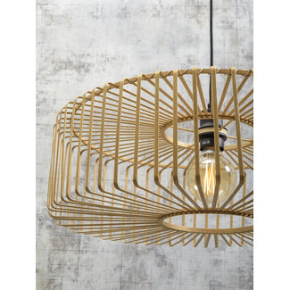 Good&Mojo Vloerlamp Bromo bamboe S zwart