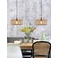 Good&Mojo Hanglamp Bromo bamboe Ø 40 naturel S