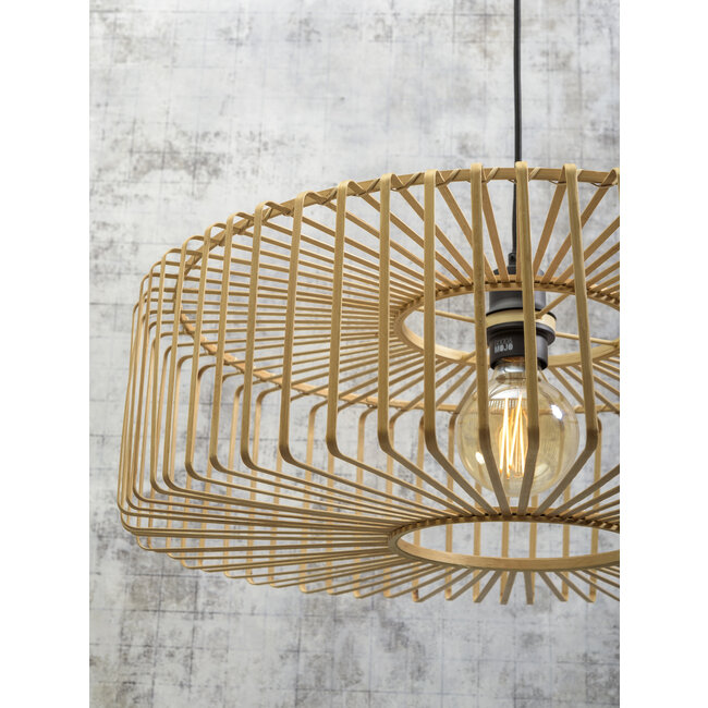 Good&Mojo Hanglamp Bromo bamboe Ø 60 naturel L