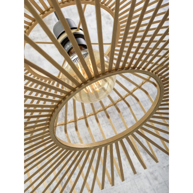 Good&Mojo Hanglamp Bromo bamboe Ø 60 naturel L