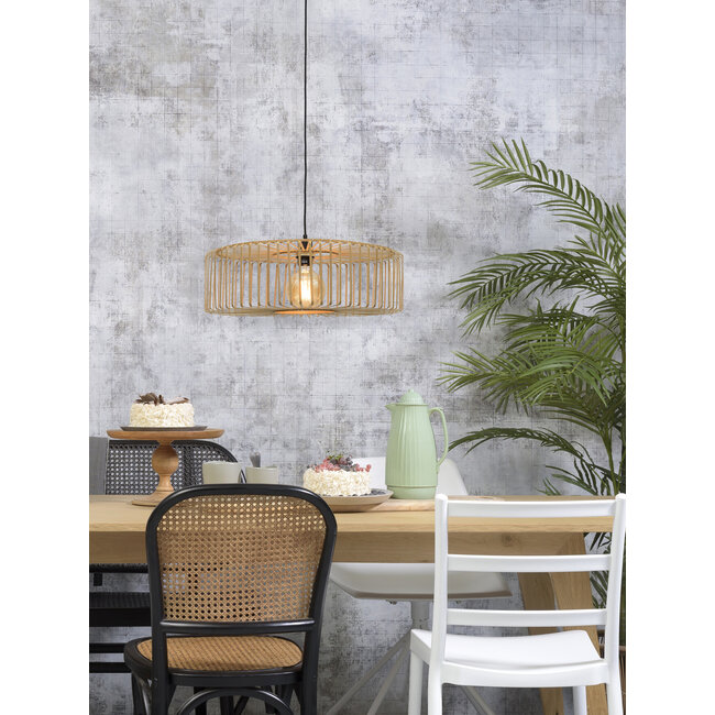 Good&Mojo Hanglamp Bromo bamboe Ø 60 naturel L - Duurzame Designverlichting