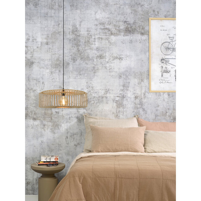Good&Mojo Hanglamp Bromo bamboe Ø 60 naturel L - Duurzame Designverlichting