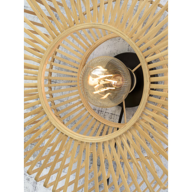 Good&Mojo Wandlamp Bromo bamboe Ø 40 naturel S van Good&Mojo