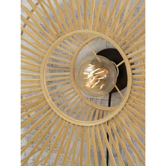 Good&Mojo Wandlamp Bromo bamboe Ø 60 naturel L - Good&Mojo
