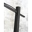 Good&Mojo Vloerlamp Cango bamboe zwart S 176 cm kap Ø 60 naturel