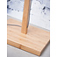 Good&Mojo Vloerlamp Cango bamboe naturel S 176 cm kap Ø 60 zwart