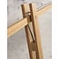 Good&Mojo Vloerlamp Cango bamboe naturel L 207cm kap Ø 60 zwart