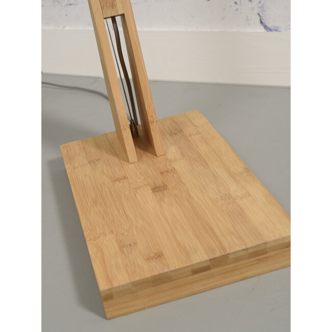 Good&Mojo Vloerlamp Cango bamboe naturel L 207cm kap Ø 60 naturel