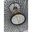 Good&Mojo Hanglamp Cango bamboe ellips dia.60x25cm zwart