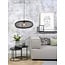 Good&Mojo Hanglamp Cango bamboe ellips dia.60x25cm zwart