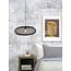 Good&Mojo Hanglamp Cango bamboe ellips dia.60x25cm zwart