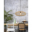 Good&Mojo Hanglamp Cango bamboe ellips dia.60x25cm naturel