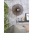 Good&Mojo Wandlamp Cango bamboe ellips dia.60x25cm zwart