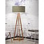 Good&Mojo Vloerlamp Bamboe Everest Linnen Green Forest