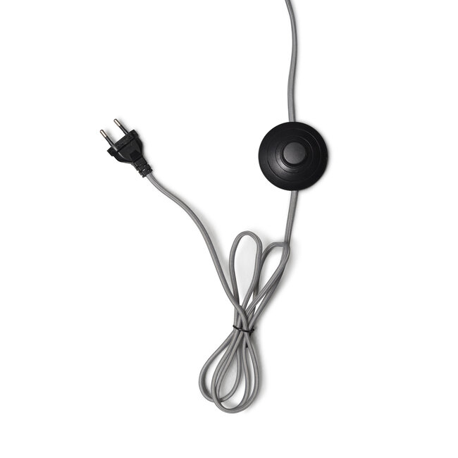 Good&Mojo Vloerlamp bamboe 4-poot Everest linnen donker