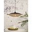 Good&Mojo Hanglamp Kalimantan bamboe plat Ø60 M