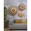 Good&Mojo Wandlamp Kalimantan bamboe plat Ø87 L - Good&Mojo