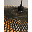 Good&Mojo Wandlamp Kalimantan naturel Ø60 zwart naturel L