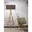 Good&Mojo Vloerlamp Bamboe Kilimanjaro 160cm - Donkergrijs