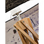 Good&Mojo Vloerlamp bamboe 5-poot Kilimanjaro h.160cm/kap 60x30cm eco linnen lichtgrijs