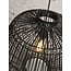 Good&Mojo Good&Mojo Hanglamp Madagascar rotan zwart Ø60cm