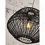 Good&Mojo Hanglamp Madagascar rotan dia.60xh.50cm zwart