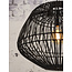 Good&Mojo Good&Mojo Hanglamp Madagascar rotan zwart Ø60cm