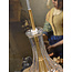 it's about RoMi Hanglamp glas Brussels Ø 14 transparant/goud druppel